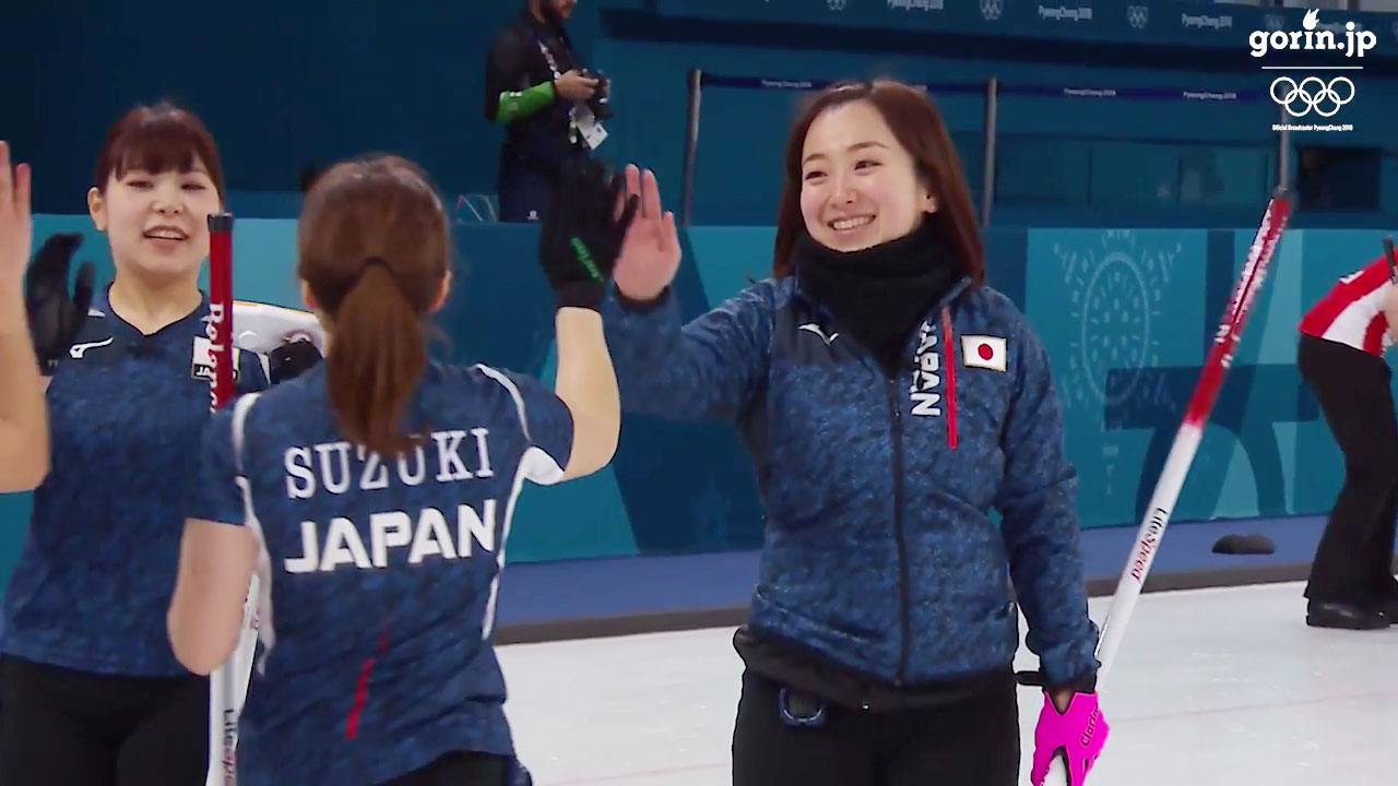 カーリング女子1次リーグ 日本 vs 中国 第7～9エンド