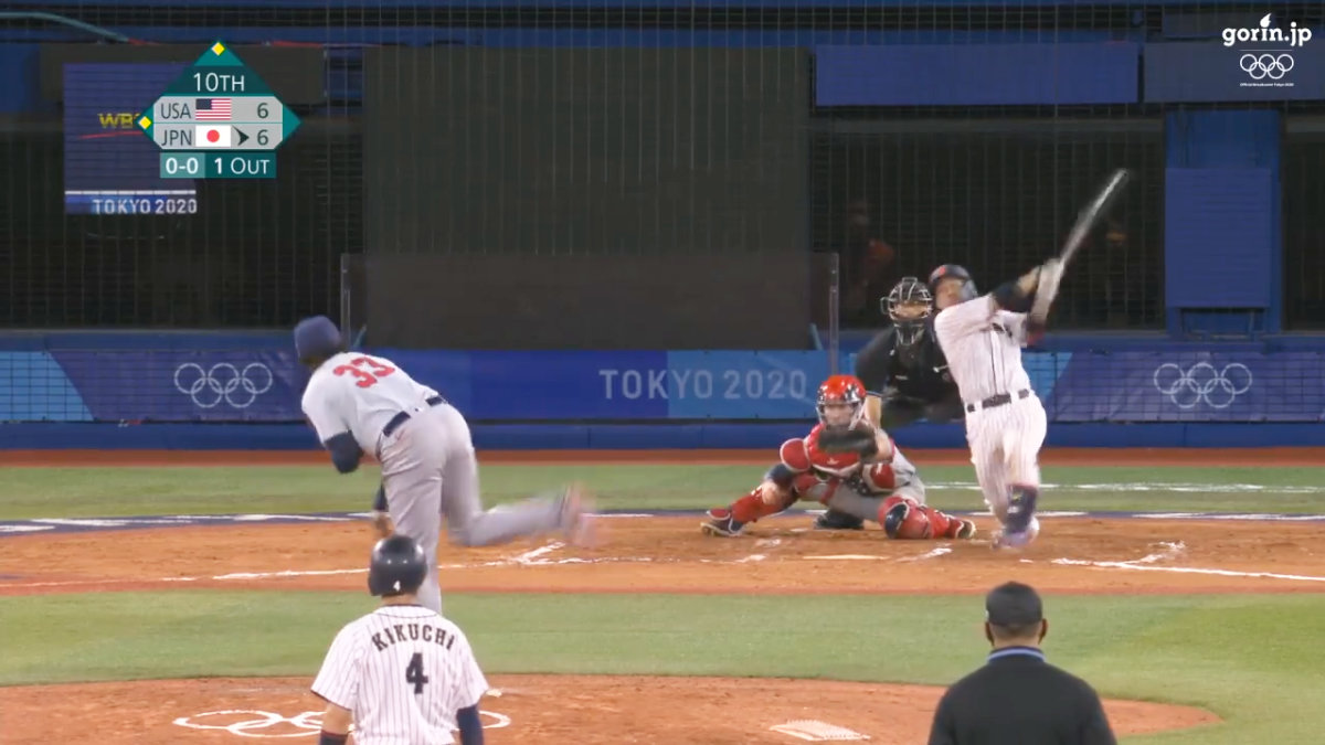 甲斐の劇的サヨナラで勝利！ 野球 準々決勝 日本 vs アメリカ